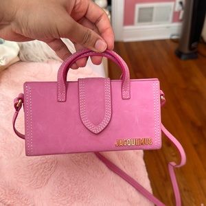 Pink Jacquemus Pyramid Bag